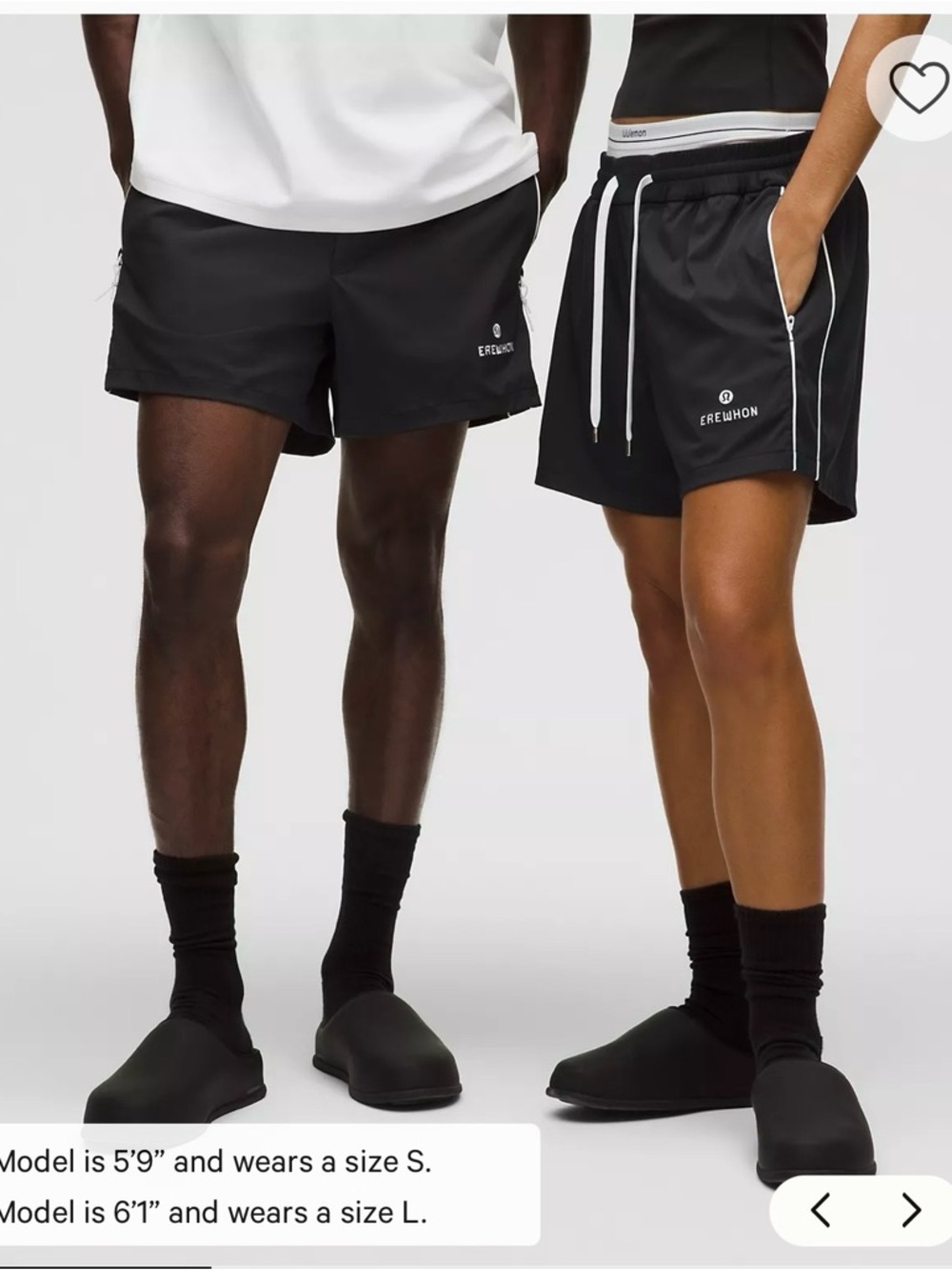 Lululemon X Erewhon Collab Venice 5" Black Short Size Small NWT - Picture 2 of 6